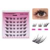 1 Box Self Adhesive Eyelash,Pre Glued Eyelash,Cluster Eyelash,No Need Glue,Easy To Put On, Diy Eyelash Extension