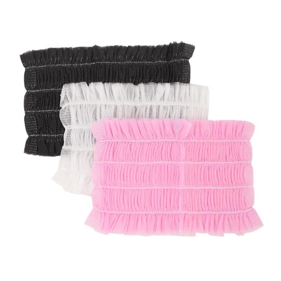 100Pcs Hair Bands Soft Breathable Non-Woven Elastic Fit Disposable Spa Headbands Makeup Beauty Salons Travel Hair Wrap