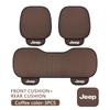 For Jeep Universal Car Seat Cushion Summer Ice Silk Front Back Seat Pad Grand Cherokee Patriot Renegade Compass Wrangler AJT1