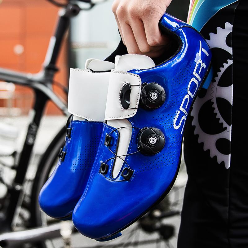 Cyklistické tenisky Mtb s botami Muži Karbon Sportovní Speed ​​Bike Boty Ženy Mountain Racing Flat SPD Silniční cyklistická obuv