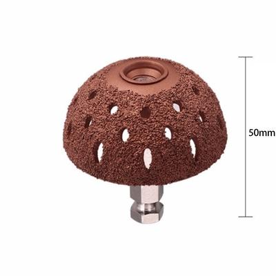Tungsten Steel Tire Grinding Head Hemispherical Coarse Grit Tire Repair Tool Low-Speed High-Speed Tire Buffer Tool Buffing Wheel