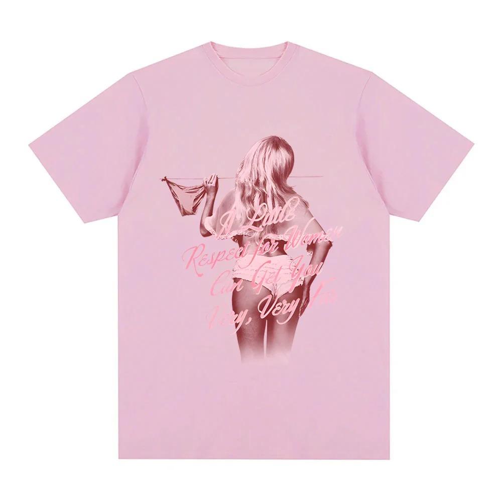 Sabrina Carpenter Manchild Okładka Nowego Albumu Plakat Graficzny Nadruk Koszulka Męska Damska Luźna Codzienna Bawełniana Z Okrągłym Dekoltem Top Oversize Tee