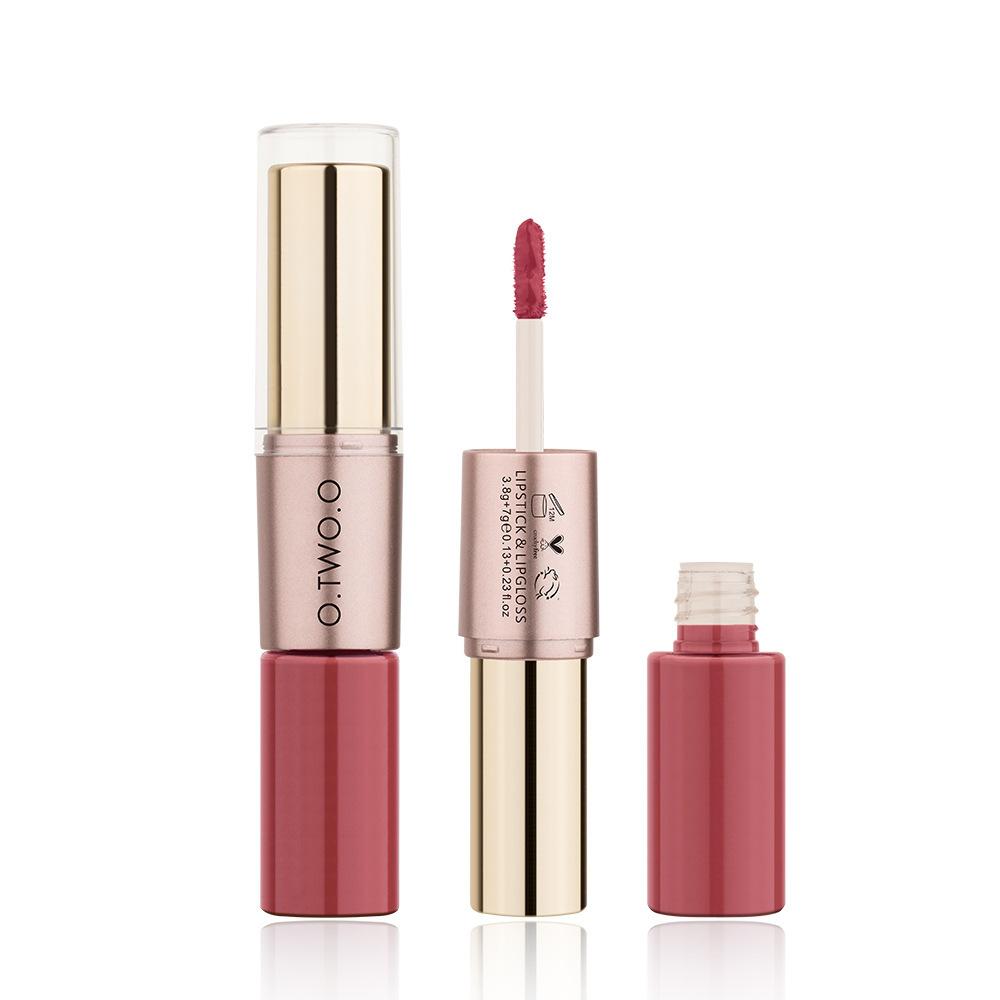 2 In 1 Matte and Mist Lipstick with Double Heads for Lip Gloss and Lipstick Makeup