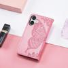Case for iPhone 16, iPhone 16 Case Glitter with Card Slots Flip Wallet Case for Women Diamond Butterfly Shockproof Protective Case for iPhone 16 6.1