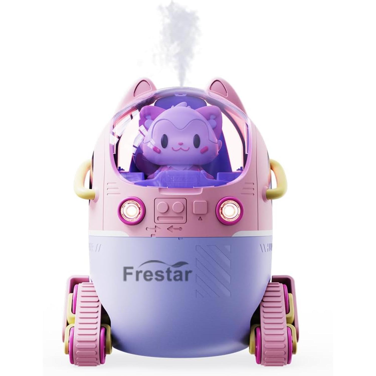 

Mini USB Humidifier 250ml with 7 Colors LED Night Light, Small for , Plant, Bedroom, Office, Desk, Babies Room, No Ba korea