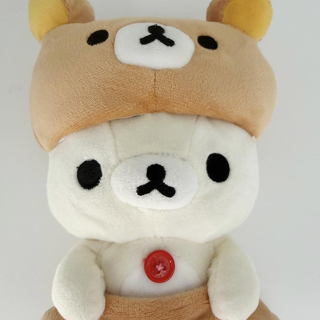 Kawaii Rilakkuma Cosplay Plush Korilakkuma Wear A Bodysuit Doll Cartoon Anime Pillow Toy Super Soft Kids Birthday Gift