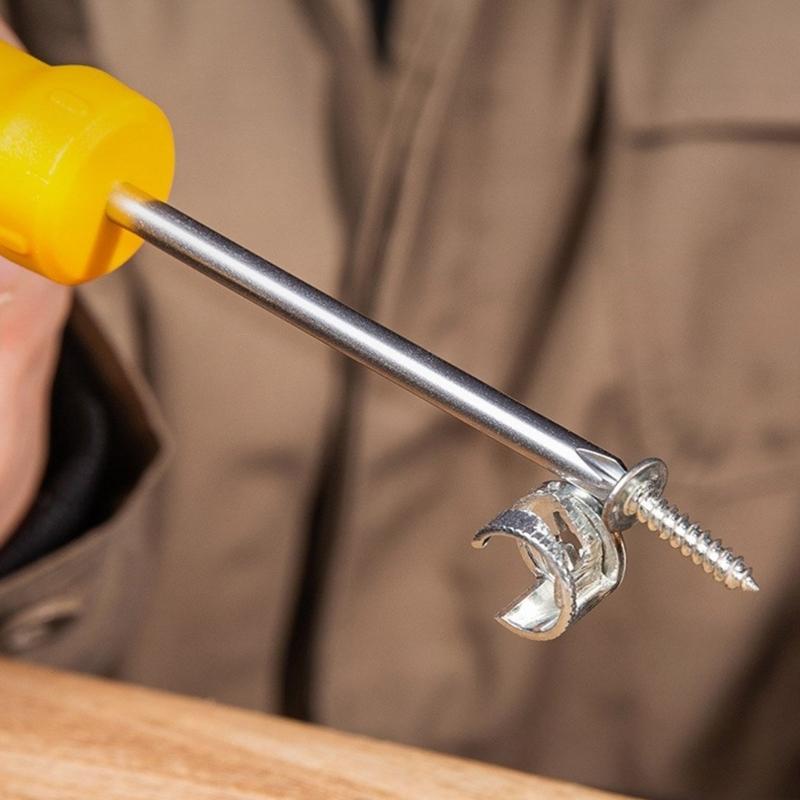 Professional Slotted / Cross-head Screwdriver Home Repair Tool Ergonomic Non-slip Handle for Laptop Electrical Repair