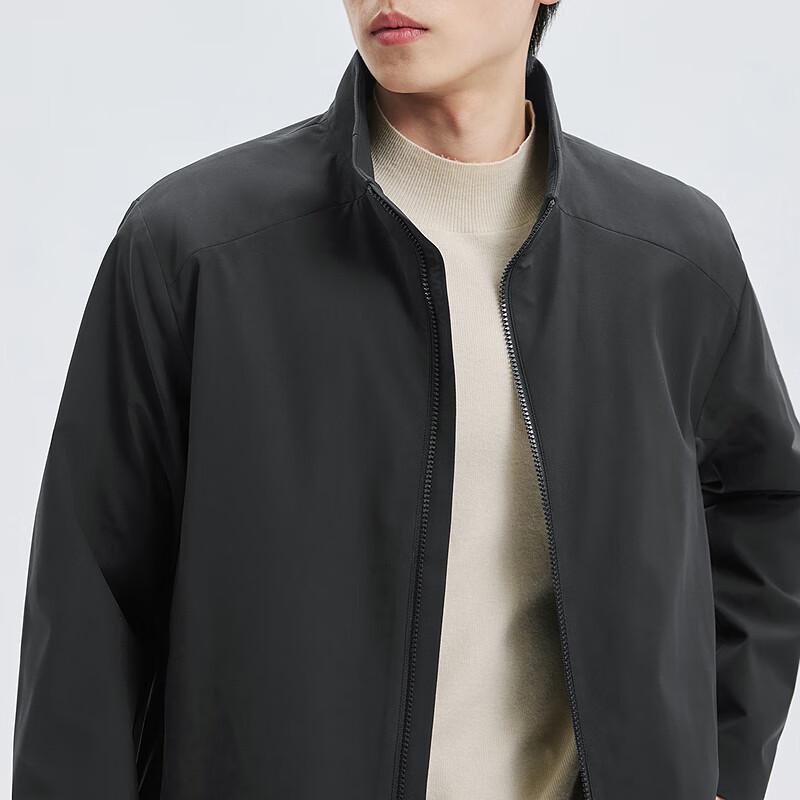 SEPTWOLVES Men's 3-Proof Plush Lined Windproof Stand Collar Jacket