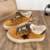 6602 Latex-Einlegesohlen/Sterne Dicke Grundplatte Schuhe Damen Frühjahr 2025 Neu Retro Hongkong-Stil Nische Deutsche Trainingsschuhe