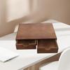 Tea and Coffee Organizer Coffee Capsule Drawer with 2 Drawers Accessories Tea Storage Organizer for Home Maker Machine Stand