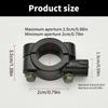 Motorcycle Handlebar Clamp Mirror Mount Base Bracket Holder Stand Multifunctional, Aluminum for Customized Viewing Angle