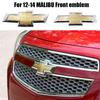 1pcs 25.3cm 3D ABS Car Front logo Car Front grill Emblem front hood sticker styling Accessories For Chevrolet 12-14 MALIBU