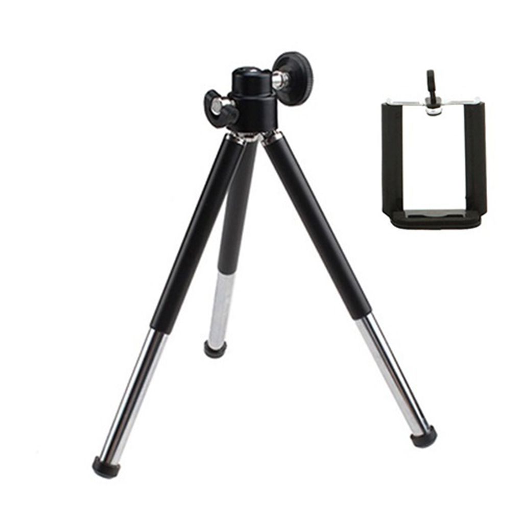 Portable Digital Products Tripod Aluminum Handle Universal Mobile Phone Holder