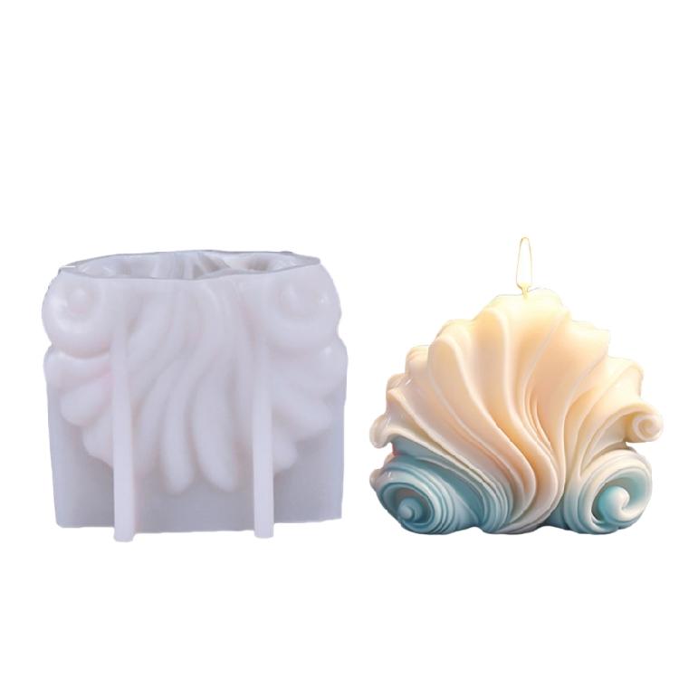 Conch Candle Siliucone Molds 3D Conch Candle Molds