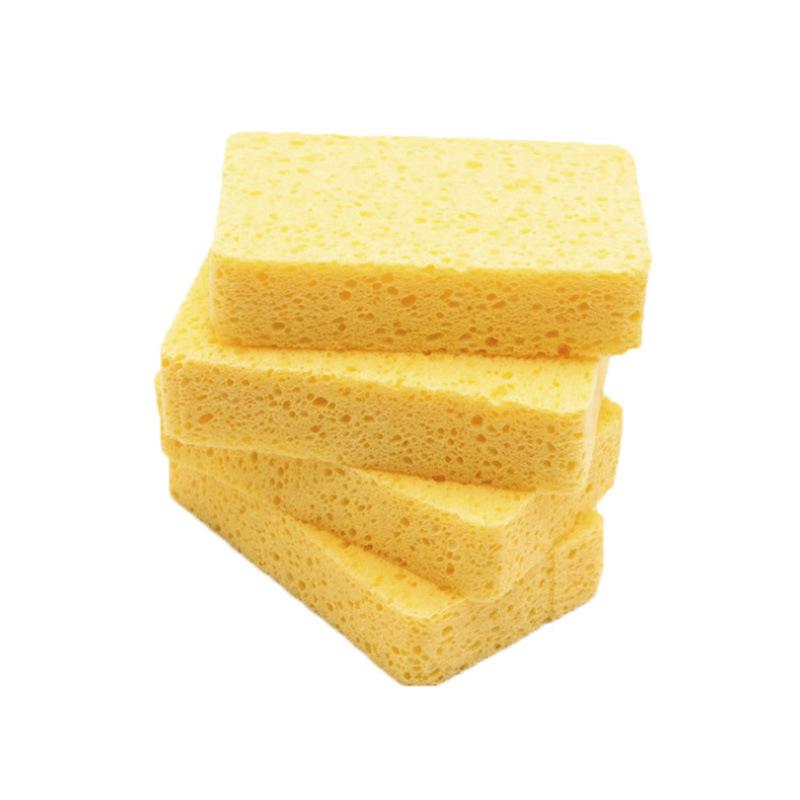 Eco-Friendly Wood Pulp Dishwashing Sponge: Natural Absorbent Scouring Pad for Kitchen Cleaning and Pot Washing