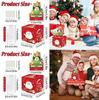 Red Santa Claus Pattern Paper Gift Box For Christmas Parties And Gift Giving