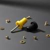 Piano Pedal Bushing Support Rod Head Replacement Quiet Anti Friction White Tip