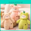 Fruit Peach Series Dog Pear Cat Potato Bear Plush Toy Stuffed Doll Decoration