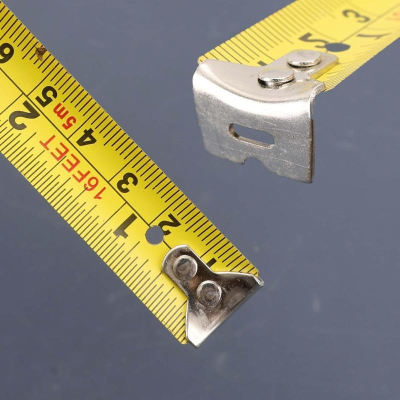 High-precision Tape Measuring Tool 3-meter 5-meter Metric Measurement Carpentry Ruler Home Tape with Non-slip Button Supplies