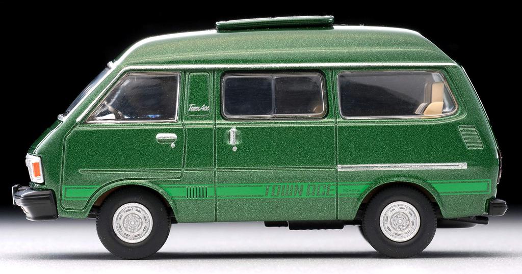 Tomytec Tomica Limited Vintage Neo Maßstab Toyota Town Ace Kombi 1800 Super Extra Modelljahr 1982 Grün Fertigmodell 1/64 LV-N104d