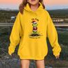 Children's Fashionable Casual Long-sleeved Loose Christmas Print Pullover Hooded Sweatshirt