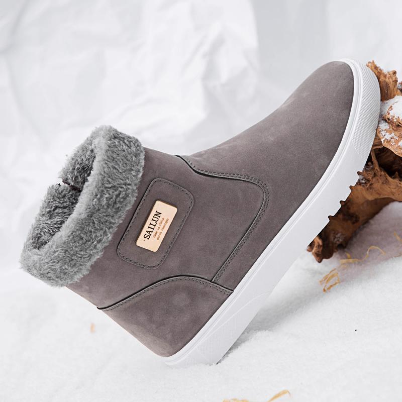 Winter Snow Boots Warm Cotton Shoes Fashion Cotton Boots Men's Shoes