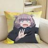 Night Girl Nanakusa Nazuna Anime Square Sofa Pillow Cover Solid Color Living Room Home Decor Cushion Case