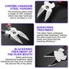 Industrial Nozzle Pliers Steel Double Edged Nozzle Pliers Hand Tools Diagonal Electrical Cutting with Ergonomic Handle