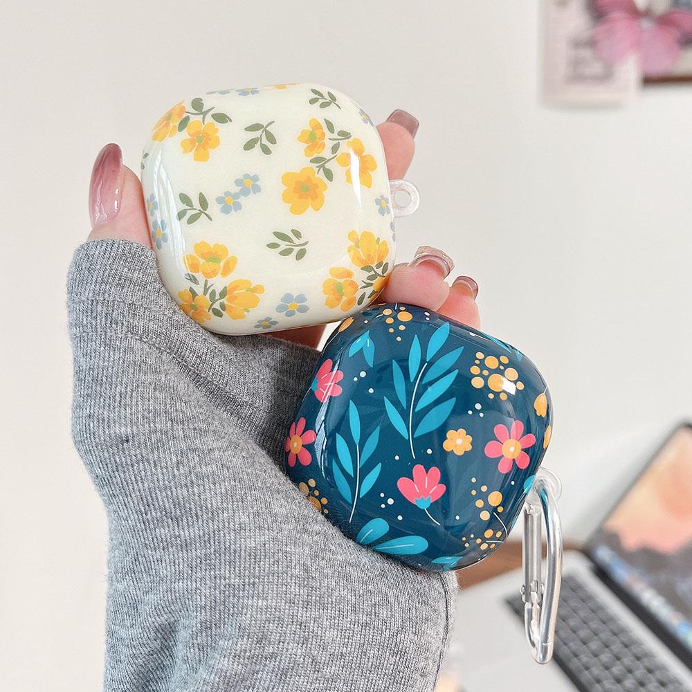 Flowers Silicone Protective Shell For Galaxy Buds 2 Pro Soft Case Lovely Girl Bluetooth Earphone Charging Box Rear Cover