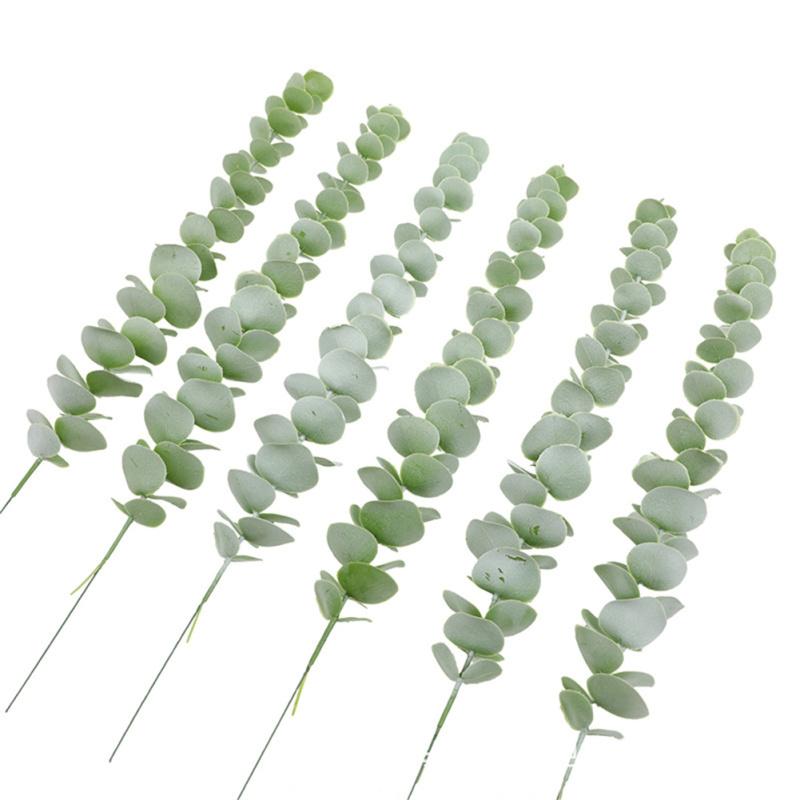 Artificial Eucalyptus Leaves Plants Lifelike Flowers Photo Props For Home Wedding Decoration