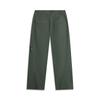 Li Ning CF Suo Solid Color Loose Wide Leg Comfortable Casual Pants Men Bottoms Dark-Green AKXU503-1