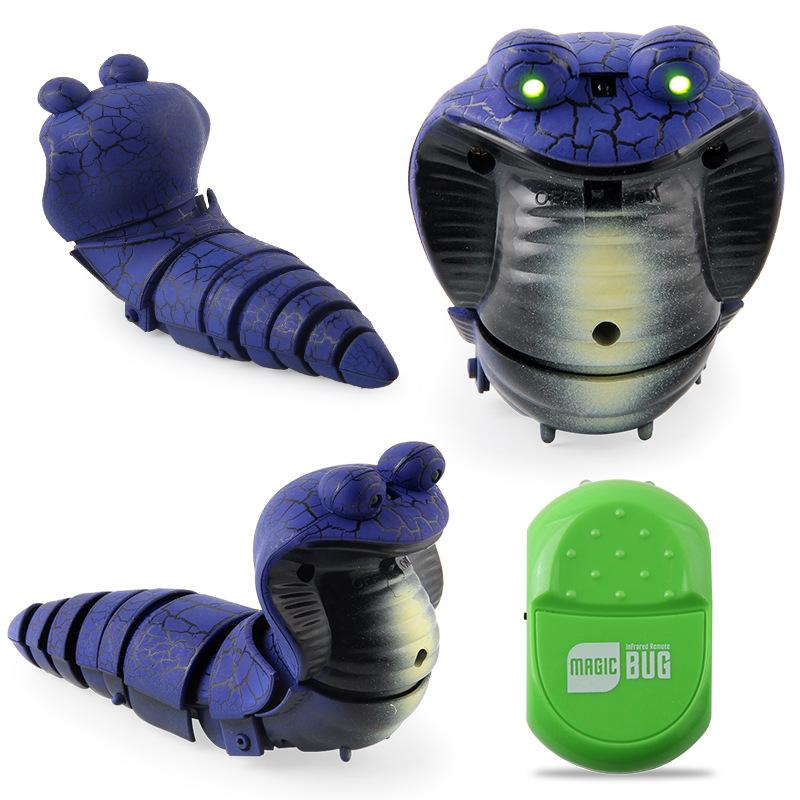 Electric Toy Infrared Remote Control Cobra, Simulated Children'S Animal Snake Insect Model