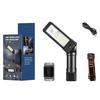 Rechargeable 1200mAh Folding Flashlight 600LM Camping Light Portable Lamps  Outdoor Camping