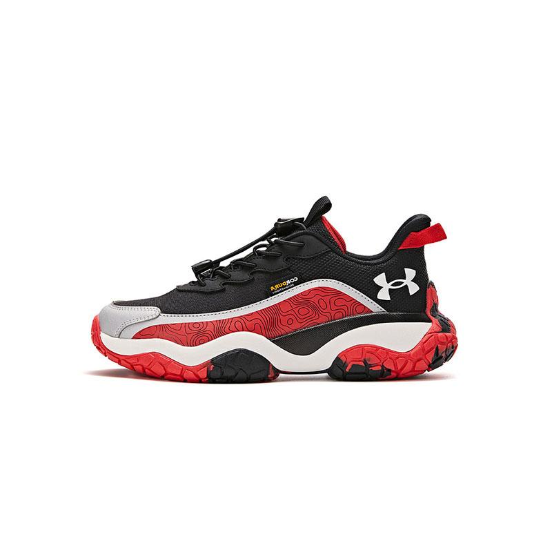 Under Armour Casual Versatile Sports Series Non-Slip Shock Absorbing Wear-Resistant Breathable Kids Running Shoes Kids Running Shoes 2431503-100