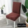 Solid Jacquard Chair Covers Stretch For Wedding Dining Room Office Use Banquet Housse De Chaise Chair Cover Durable