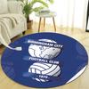 Personalized birmingham city f.c. Round Chair Office Rug - Perfect for Mat, Office Chair & More - Ideal Gift for Birthdays and Holidays