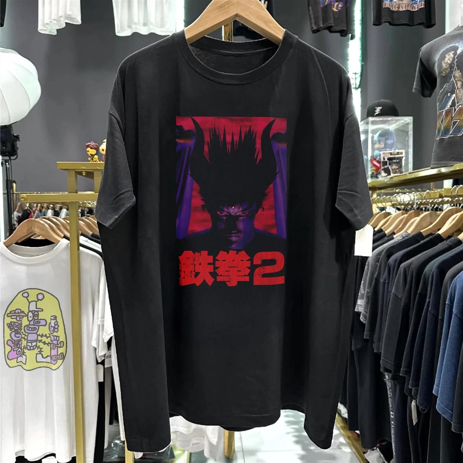 90s Tekken 2 Rare T-Shirt Black S 2XL