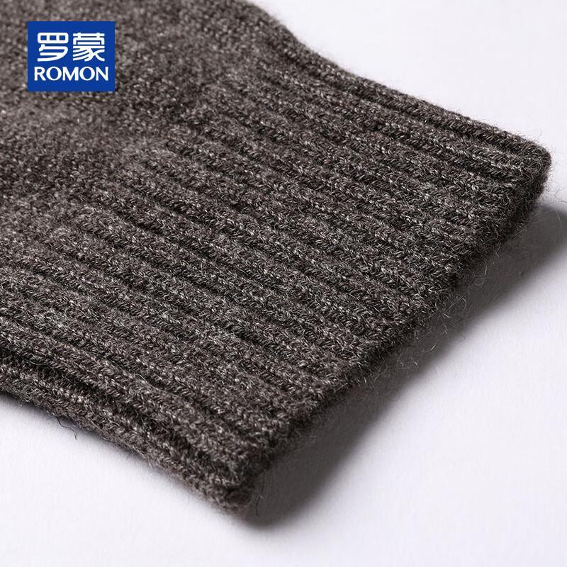 ROMON Men's 100% Pure Cashmere Zipper Cardigan