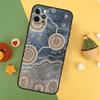 Aboriginal Art Print Funda For iPhone 11 12 13 14 16 15 Pro Max Mini XS Max X XR SE2 7 8 14 16 15 Plus Phone Case