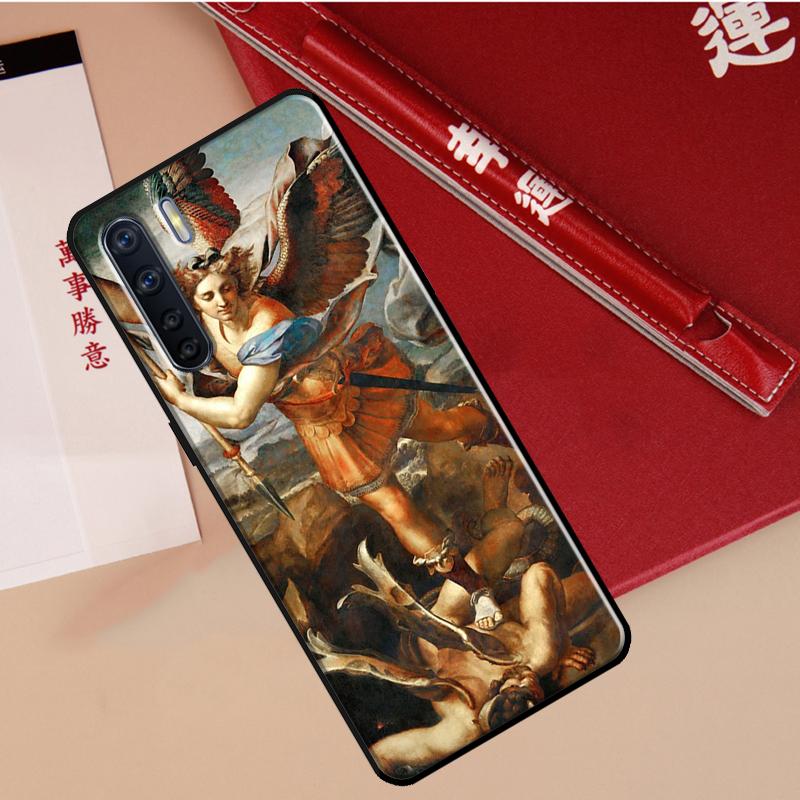 Renaissance Art Painting Case For Oppo A94 A18 A74 A57 A17 A77 A38 A58 A78 A98 A54 A80 A60 A40 A96 A76 A16 A15 A5 Pro