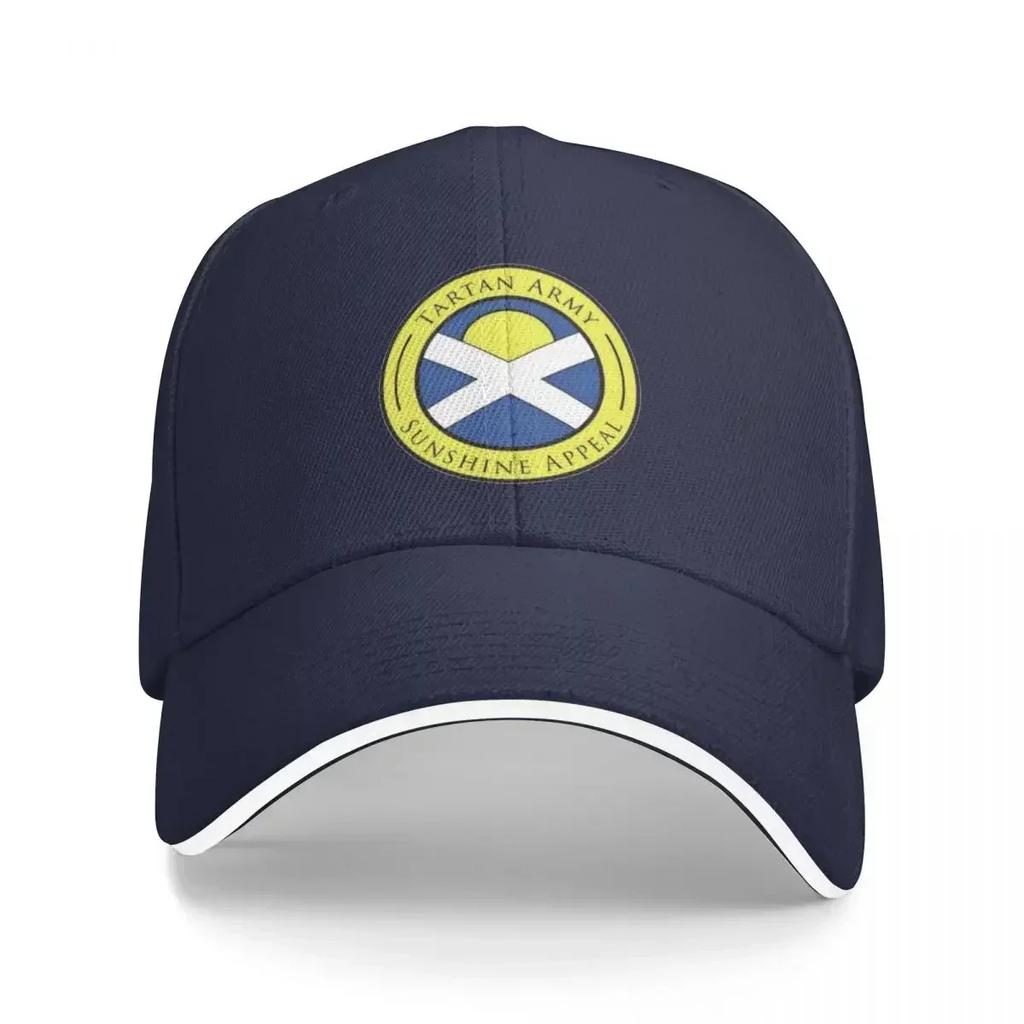 Tartan Army Sunshine Appeal Cap Casual Baseball Caps Adjustable Hat Summer Unisex Baseball Hats Customizable Polychromatic