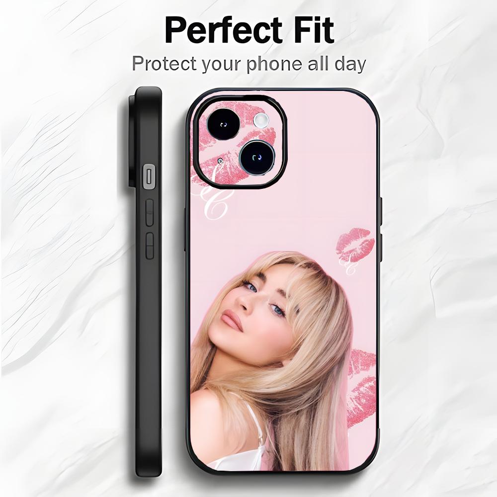 Pop Beautiful Singer S-Sabrina Carpenter Phone Case Phone Case Soft Packaging Lightweight For iPhone17 16 15 14 13ProMax