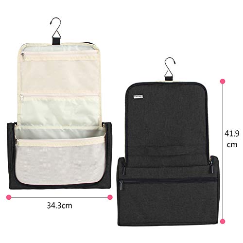 Teamoy Travel Storage Bag Compatible with Dyson Airwrap Styler, Black