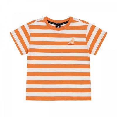 Bold STripe ShorT Sleeve T shirT Blue Sb 0006