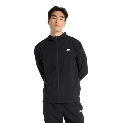 Sport Woven Jacket BK [New Balance] Herren (MJ51900) (Schwarz)