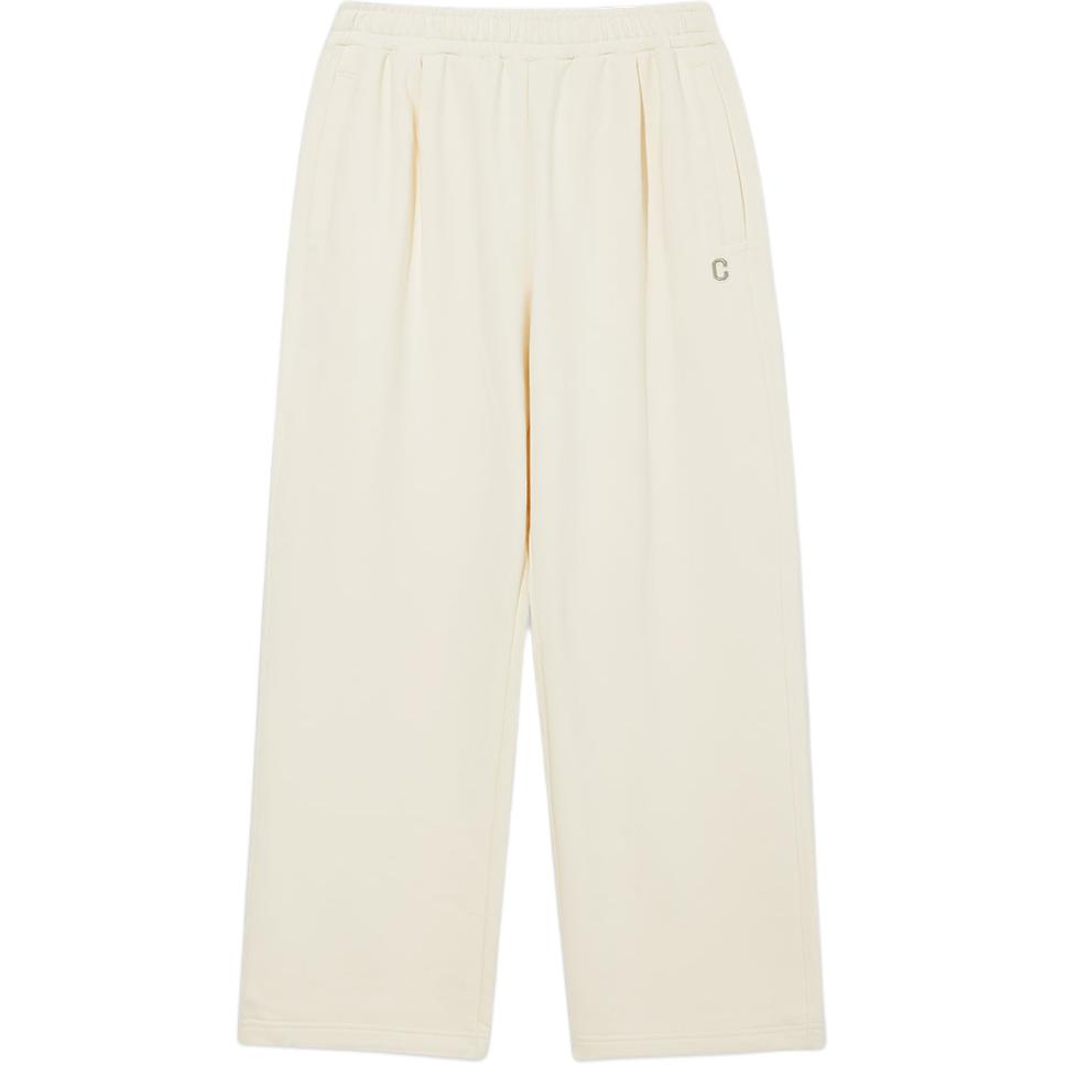 Covernat Loose Fit Solid Color Casual Pants Men bottoms Ivory CO2501PT31IV