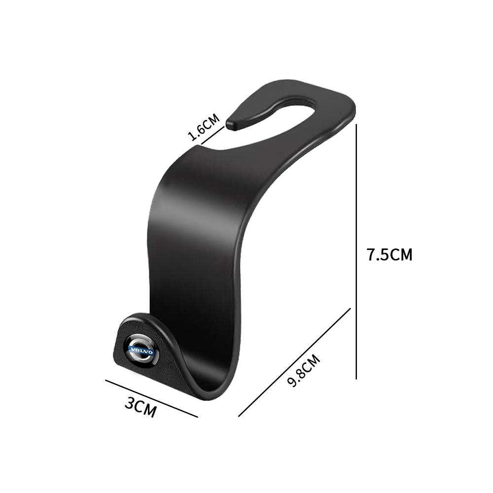 2/4pcs Plastic Car Seat Back Detachable Hook Inside Car Storage Pendant For Volvo XC90 XC60 C30 T6 S60 C70 XC40 V40 V70 V60 S80