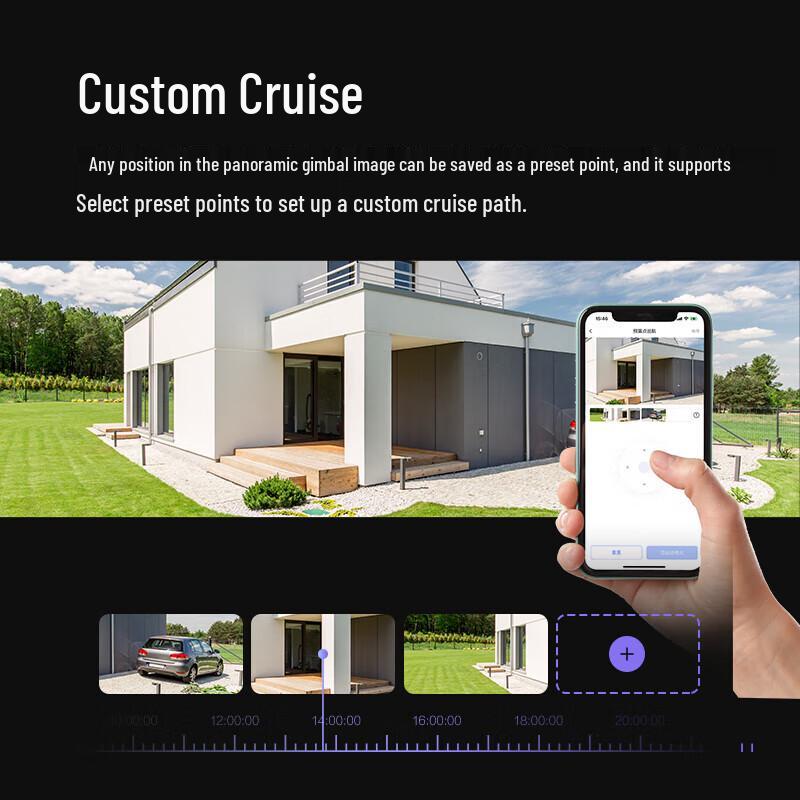Ezviz H80X 4K Außen PTZ WiFi Sicherheitskamera (CN-Version)