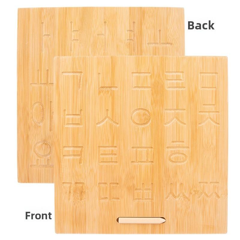 And Wooden Alphabet Number Puzzle Board For Early Childhood Practice Handwriting