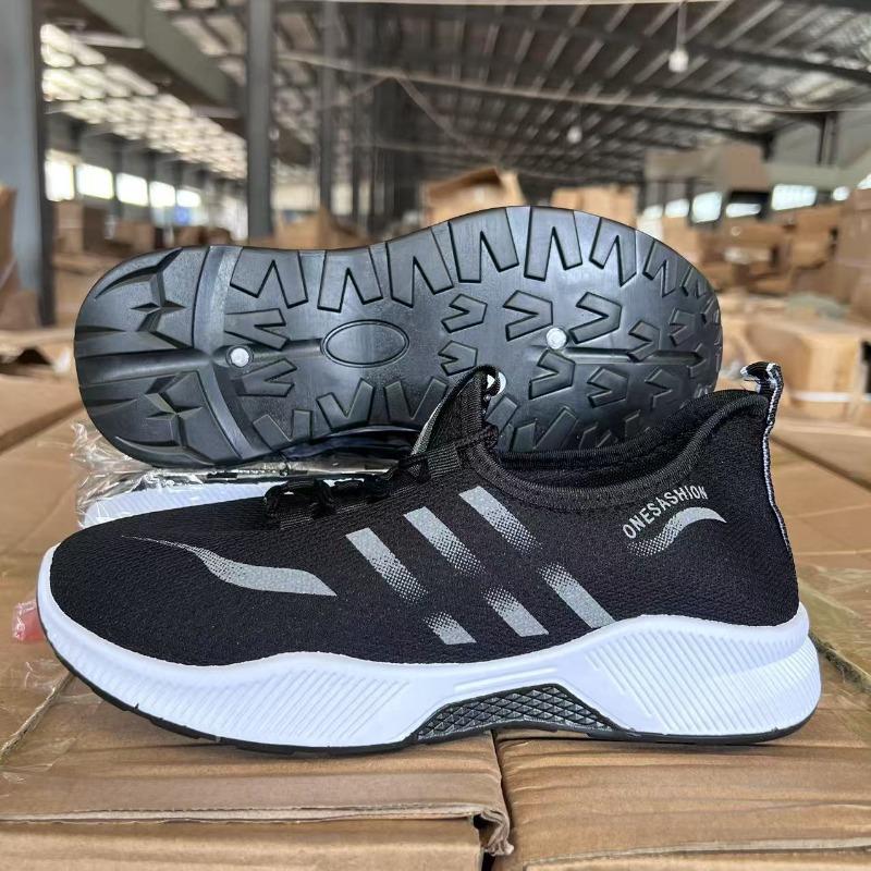 2 Spring and summer new fly-woven men's shoes trendy casual breathable mesh sneakers men